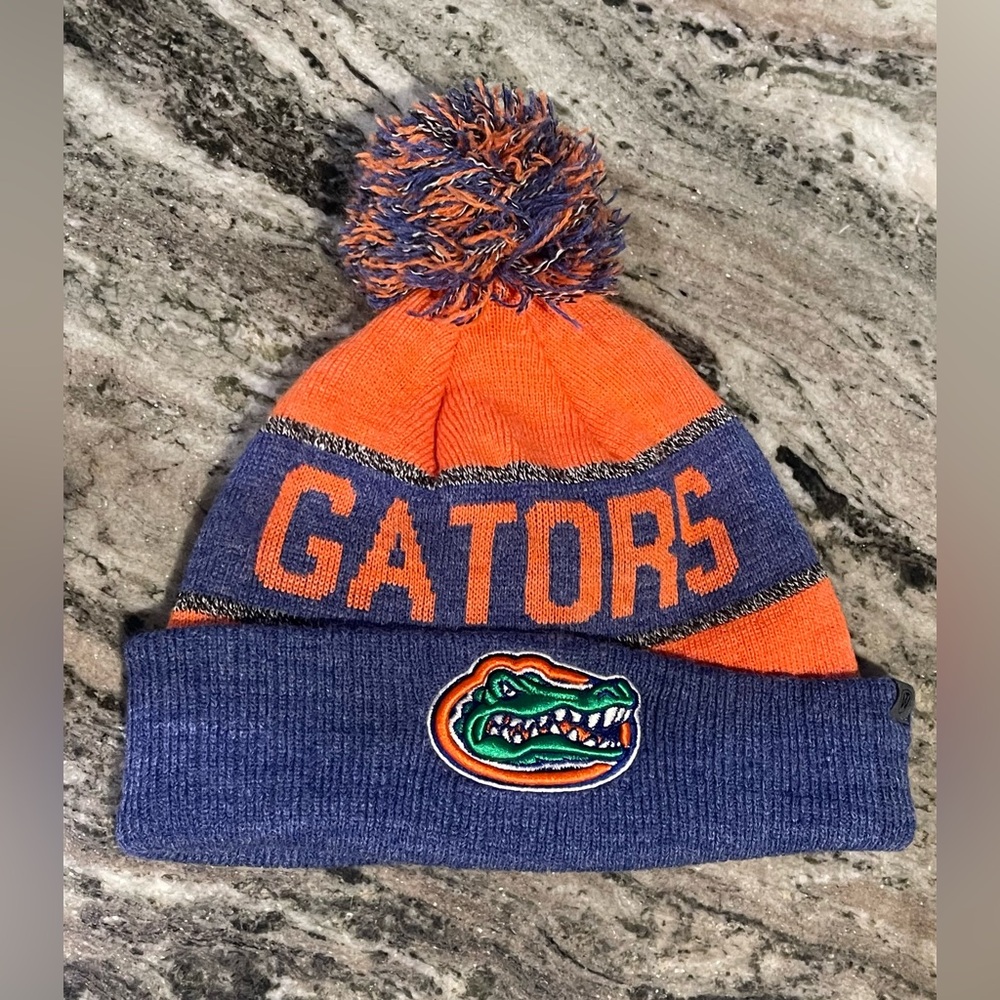 Florida Gators NCAA  "Below Zero" Cuffed Knit Hat with Pom